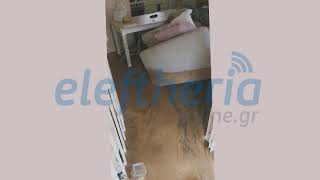 Σημαντικές ζημιές από την κακοκαιρία σε περιοχές της Κυπαρισσιας