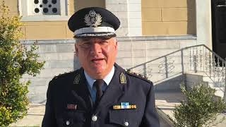 O αστυνομικός διευθυντής Μεσσηνίας Θανάσης Χριστόπουλος για τη γιορτή του Αγίου Αρτεμίου