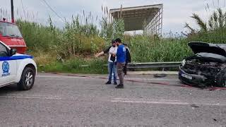 Μεσσηνία: Τροχαία με έναν τραυματία στον δρόμο Ασπρόχωμα - Μεσσήνη