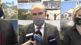 Ο αναπληρωτής υπουργός Ανάπτυξης Νίκος Παπαθανάσης στον Μελίγαλά