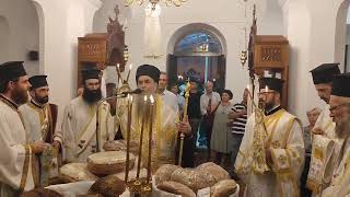Εσπερινός στην Παναγία της Αγριλιώτισσα