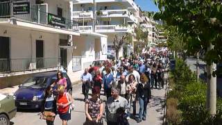 Πορεία για την Πρωτομαγιά από το Εργατικό Κέντρο Καλαμάτας (2015)