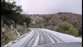 Μεσσηνία: Κατάλευκο τοπίο στα ορεινά του Βλαχόπουλου (2)