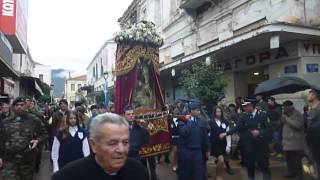 Λιτανεία της εικόνας της Υπαπαντής στην Καλαμάτα 2015
