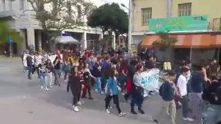 Μαθητική πορεία στην Καλαμάτα (2)