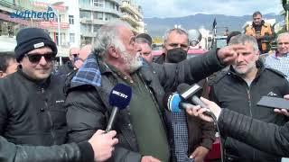 Οι αγρότες της Μεσσήνης και της Πυλίας στην κεντρική πλατεία Καλαμάτας