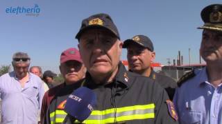 Ασκηση της Πυροσβεστικής σε φωτοβολταϊκό πάρκο στη ΒΙΠΕ Μελιγαλά