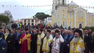 Λιτάνευση της εικόνας της Υπαπαντής στην Καλαμάτα (02/02/2017)