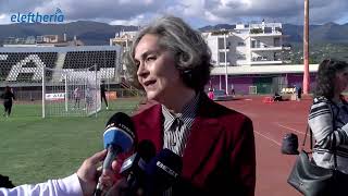 Η πρόεδρος του ΣΕΓΑΣ στην Καλαμάτα για την προετοιμασία αθλητών στίβου