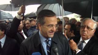 Δηλώσεις Σαμαρά μετά τα Θεοφάνια στην Καλαμάτα