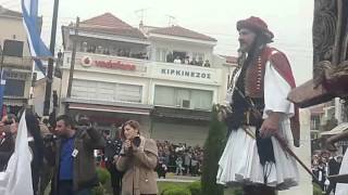 Ο Κολοκοτρώνης στην πλατεία 23ης Μαρτίου
