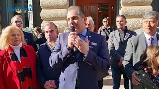 Καλαμάτα: Πρωτοχρονιάτικα κάλαντα από τη Δημοτική Φιλαρμονική στον πεζόδρομο Αριστομένους