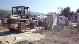 Γκρέμισμα παραπηγμάτων σε καταυλισμό στην Καλαμάτα