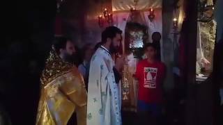 Εσπερινός στο μετόχι της Μονής Βουλκάνου