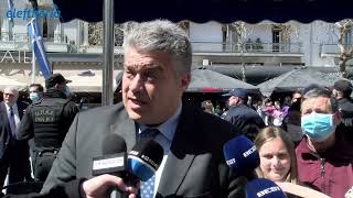 Καλαμάτα: Δηλώσεις επισήμων μετά την παρέλαση της 25ης Μαρτίου