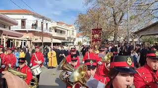 Η Φιλαρμονική του Συλλόγου Φιλοπρόοδων Φιλιατρών στον εορτασμό του Αγίου Χαράλαμπου