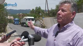 Νέες κατολισθήσεις μετά το “Τουριστικό” του Ταϋγέτου - Ο δρόμος παραμένει ανοιχτός