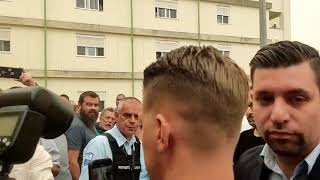 Επεισοδιακή υποδοχή Αδωνι Γεωργιάδη στο Νοσοκομείο Καλαμάτας