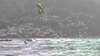 Kite Surfing στην Παραλία της Καλαμάτας