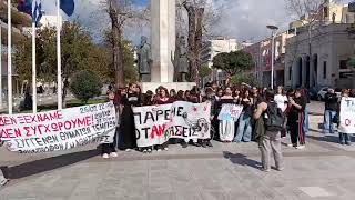 Καλαμάτα: Μαθητικό - φοιτητικό συλλαλητήριο για τα Τέμπη