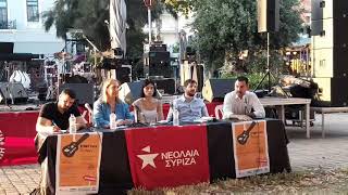 Καλαμάτα: Ο Αλέξης Χαρίτσης στο φεστιβάλ Νεολαίας ΣΥΡΙΖΑ Μεσσηνίας