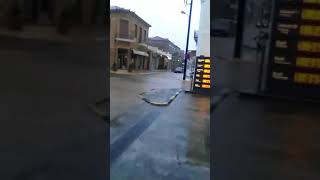 Προβλήματα στα Φιλιατρά από την πρωινή καταιγίδα