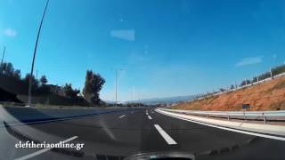 Οδηγώντας στο νέο περιφερειακό της Καλαμάτας (τμήμα Αγιάννα - Θουρία)