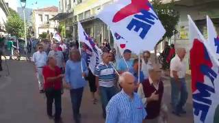Πορεία διαμαρτυρίας συνταξιούχων στην Καλαμάτα