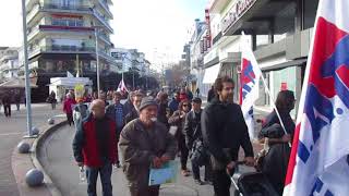 Πορεία του ΠΑΜΕ στην Καλαμάτα κατά του πολυνομοσχεδίου