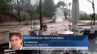Η βουλγαρική τηλεόρση για τις πλημμύρες στην Μεσσηνία