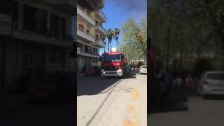 Καλαμάτα: Πυρκαγιά σε πολυκατοικία στη Νέδοντος