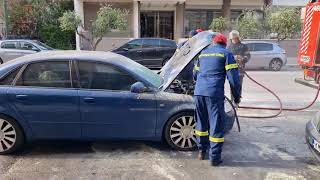 Καλαμάτα: Φωτιά σε αυτοκίνητο στην οδό Κρήτης