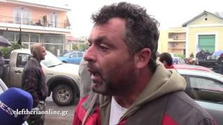 Κινητοποίηση αγροτών έξω από τη Μεσσήνη
