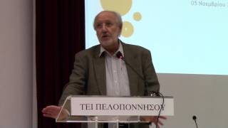 Υποδοχή πρωτοετών στο ΤΕΙ Πελοποννήσου - Ομιλία Βελισσαρίου