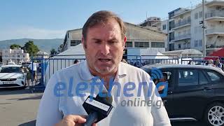 Ο αντιδήμαρχος Καλαμάτας Γιώργος Φάβας για τη φιλοξενία μεταναστών στο λιμάνι