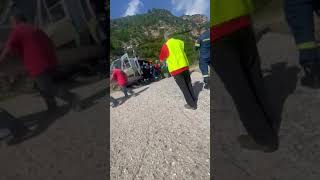 Μεταφορά του 4χρονου παιδιού από τη Νέδα στην Καλαμάτα