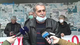 Καλαμάτα: Συγκέντρωση συνταξιούχων έξω από τα γραφεία του ΕΦΚΑ