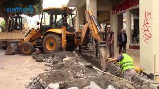 Καλαμάτα: Ξεκίνησαν τα έργα ανάπλασης στην 23ης Μαρτίου