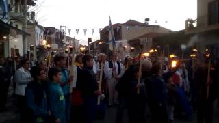 Λαμπαδηδρομίες στην Ανω Πόλη Κυπαρισσίας (2)