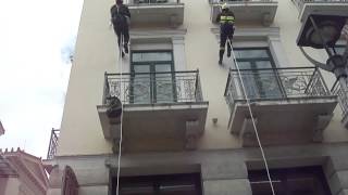 Ασκηση της Πυροσβεστικής Καλαμάτας στο ξενοδοχείο "Rex"