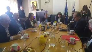 Σύσκεψη Ν. Παππά με δημάρχους της Μεσσηνίας
