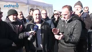 Ιδιοκτήτες ταξί στο μπλόκο των αγροτών στη Θουρία
