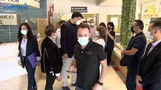 Ο υπουργός Υγείας Βασίλης Κικίλιας στο Νοσοκομείο Καλαμάτας