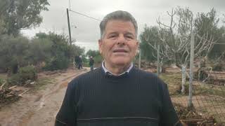 Ο αντιπεριφερειάρχης Μεσσηνίας Στάθης Αναστασόπουλος για τις καταστροφές στην Τριφυλία