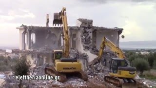 Κατεδάφιση σπιτιού για τον περιφερειακό της Καλαμάτας