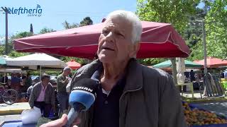 Μειωμένη κίνηση στη λαϊκή αγορά της Καλαμάτας - Οι καταναλωτές ψωνίζουν τα άκρως απαραίτητα