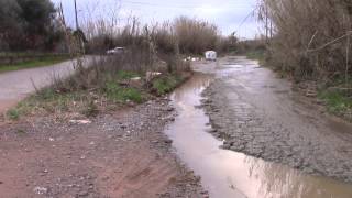 Μία ημέρα μετά την καταιγίδα και το χαλάζι στην Καλαμάτα