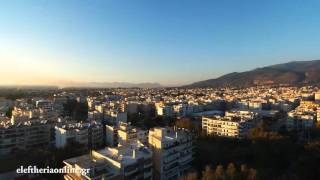Πτήση με drone πάνω από το Πάρκο Σιδηροδρόμων Καλαμάτας