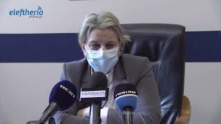 Αλειφέρη για πορεία του κορονοϊού στη Μεσσηνία - Αύξηση ασθενών και θανάτων