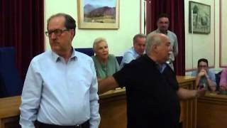 Ο υπουργός Εσωτερικών Νίκος Βούτσης στο δημαρχείο Καλαμάτας